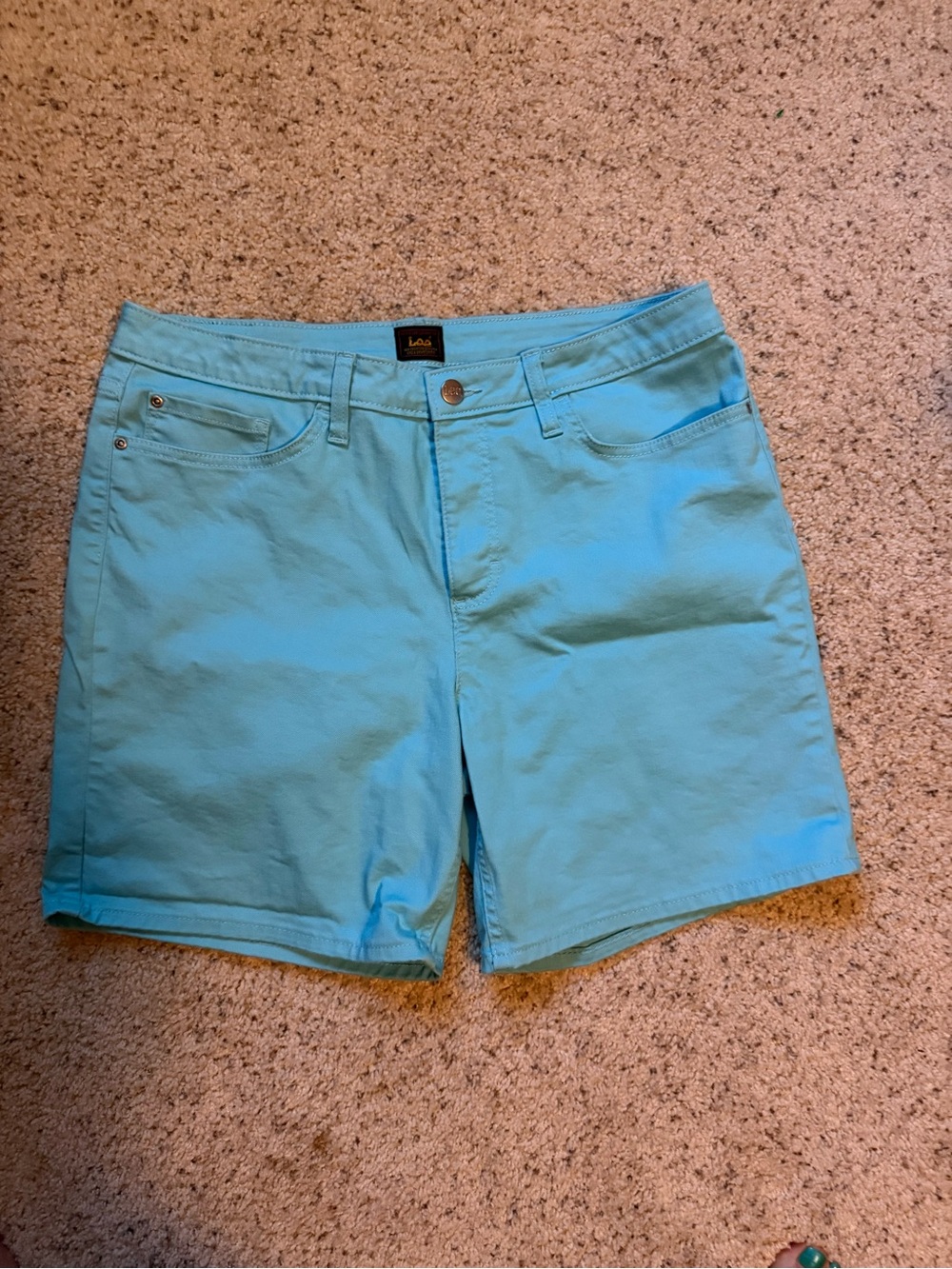 Light Blue Lee Jean Shorts